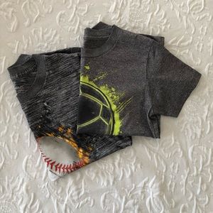 Tek Gear Sports Prints Tees Set/2, Size S